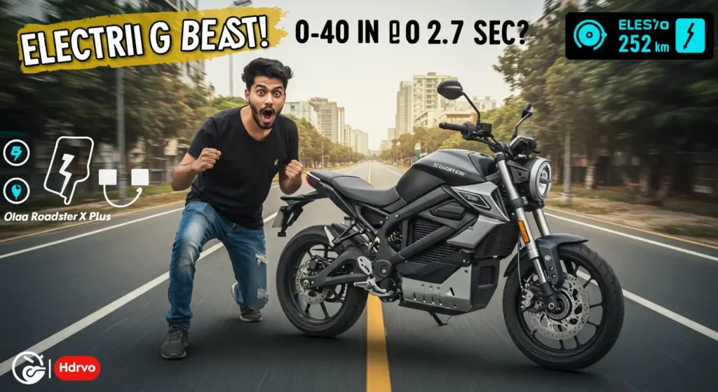 Ola Roadster X & X Plus Launched in India – 252 Km Range, 0-40 in 2.7 Sec, Price, Specs & Booking